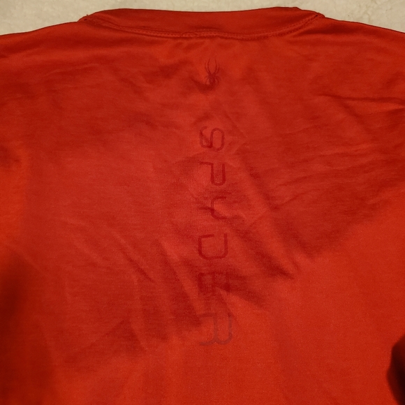 Mens Spyder Swim shirt.  Size M,    red and white - Picture 5 of 5